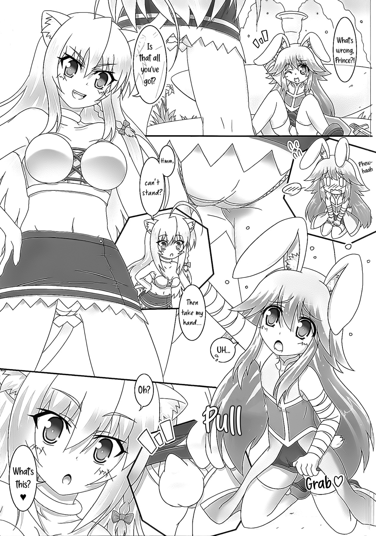 Hentai Manga Comic-A Book Where the Bunny-Ear Prince Is Taught Not Just the Sword But Also XX-Read-2